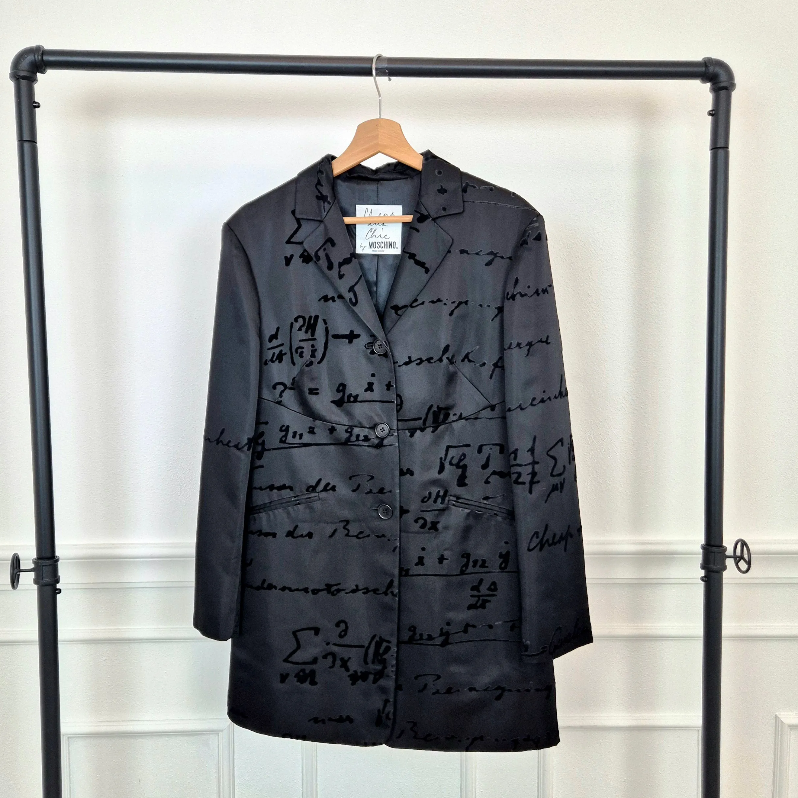 Moschino | Blazer con formule matematiche