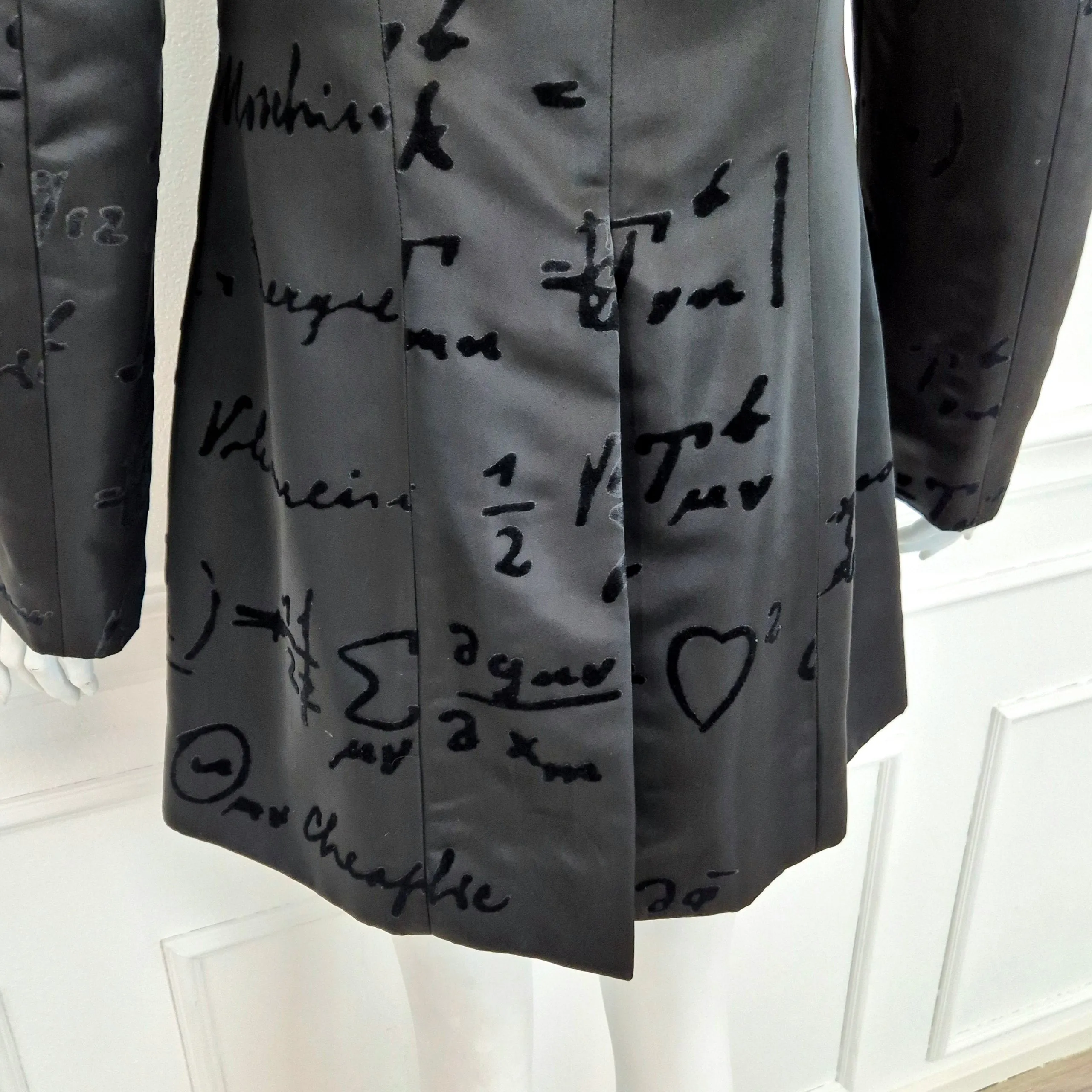 Moschino | Blazer con formule matematiche