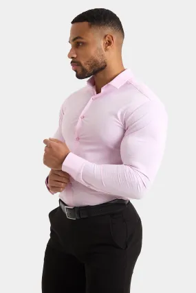 Muscle Fit Dress Shirt in Pink