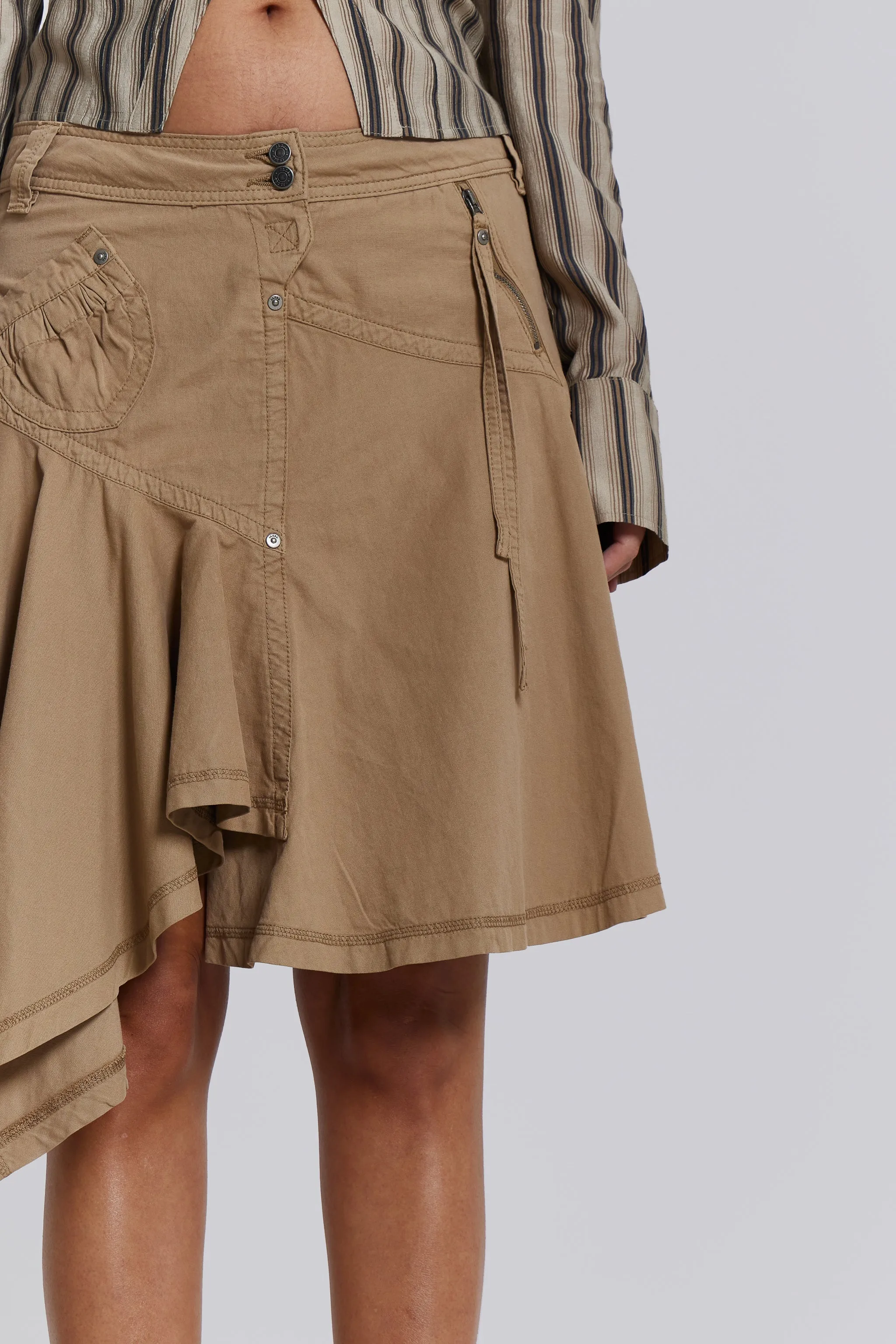 Noa Cargo Midi Skirt