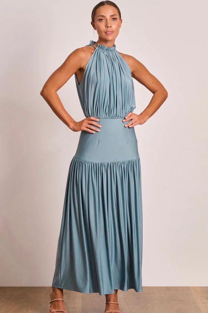 Pasduchas Two's Company Midi Dress - Eucalyptus