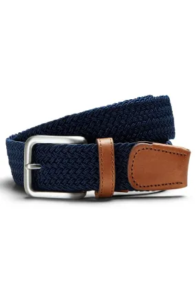 Performance Stretch Belt - Navy Blazer