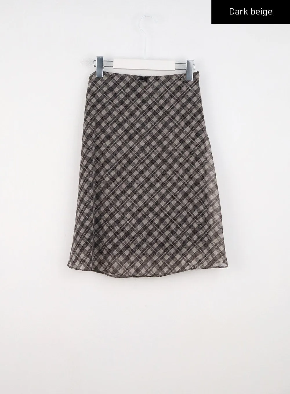 Plaid Midi Skirt CL320