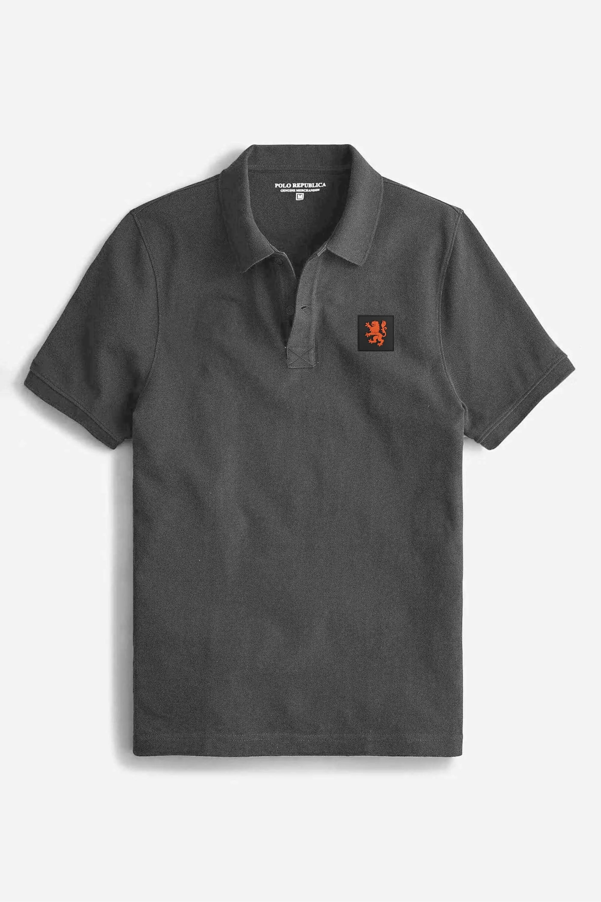 Polo Republica Men's LEO Rubber Badge Polo Shirt