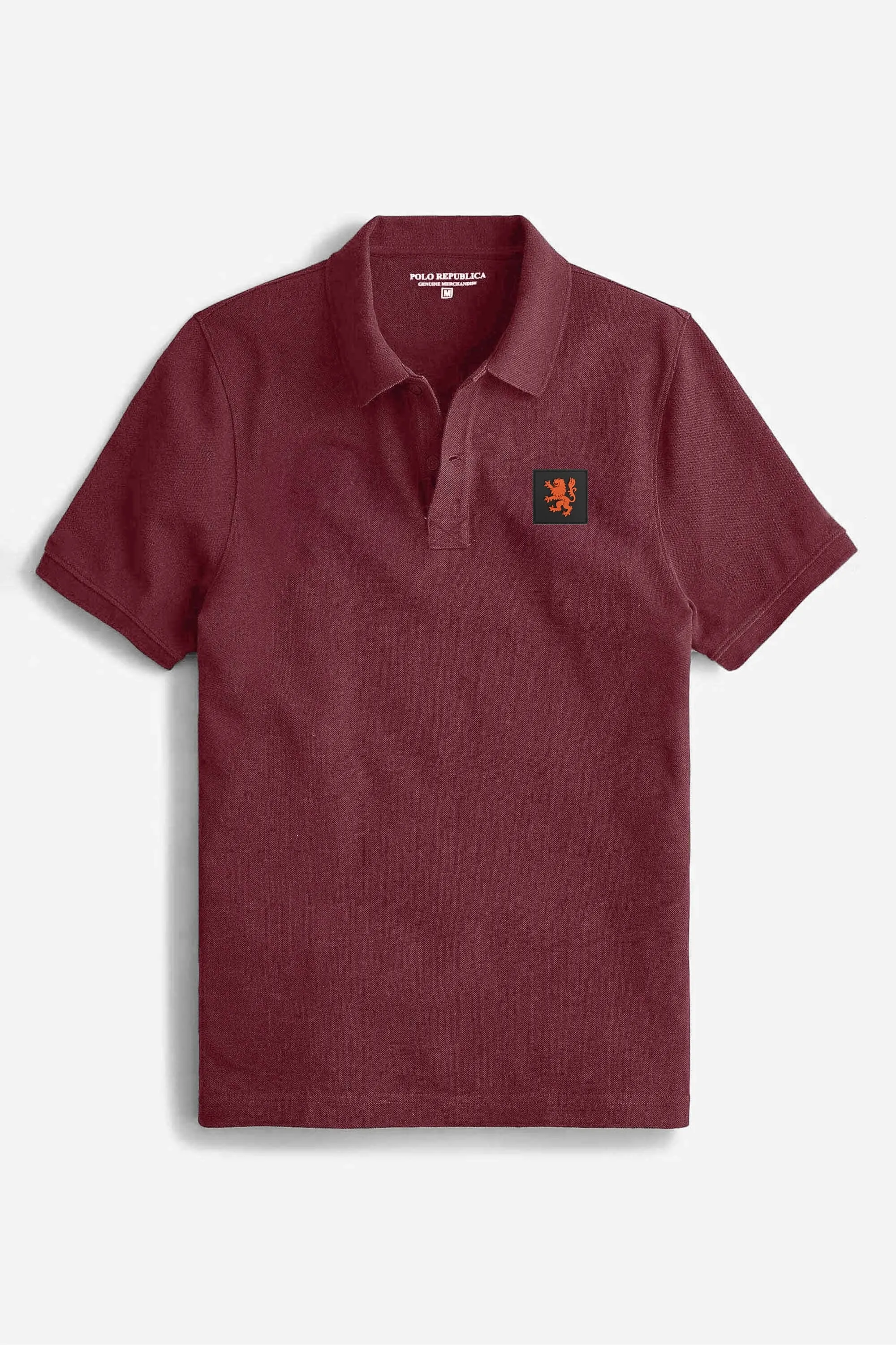 Polo Republica Men's LEO Rubber Badge Polo Shirt