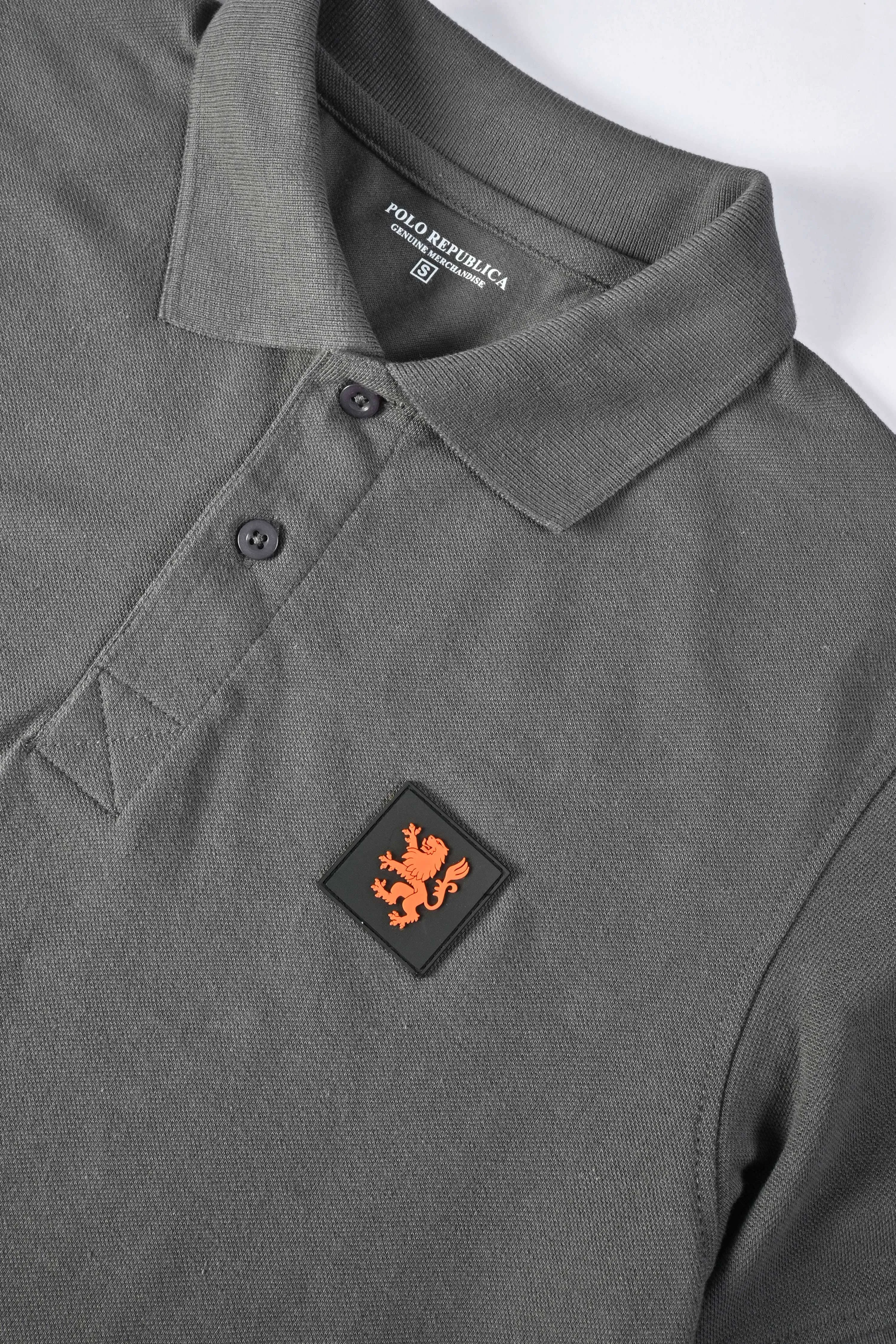 Polo Republica Men's LEO Rubber Badge Polo Shirt