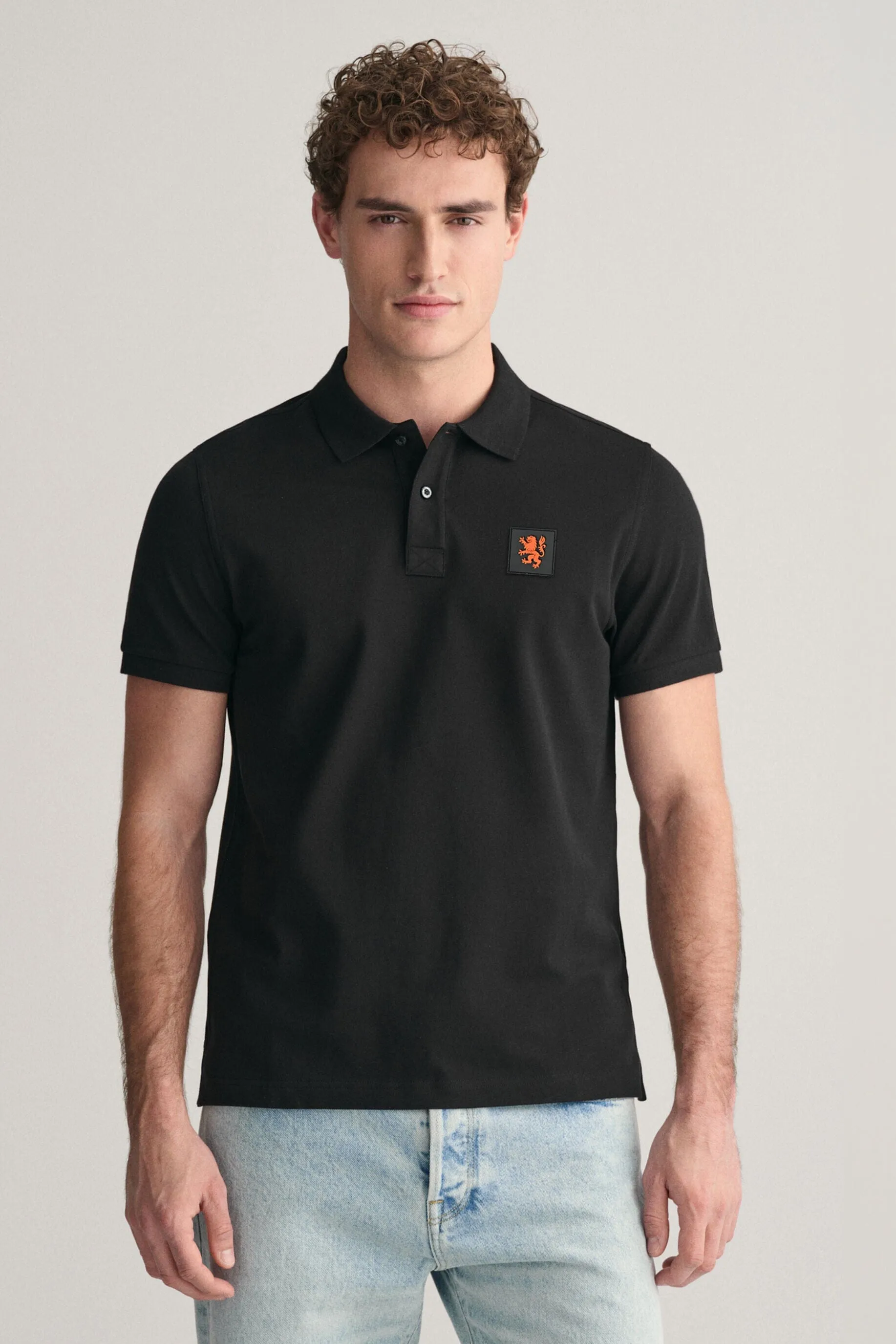 Polo Republica Men's LEO Rubber Badge Polo Shirt