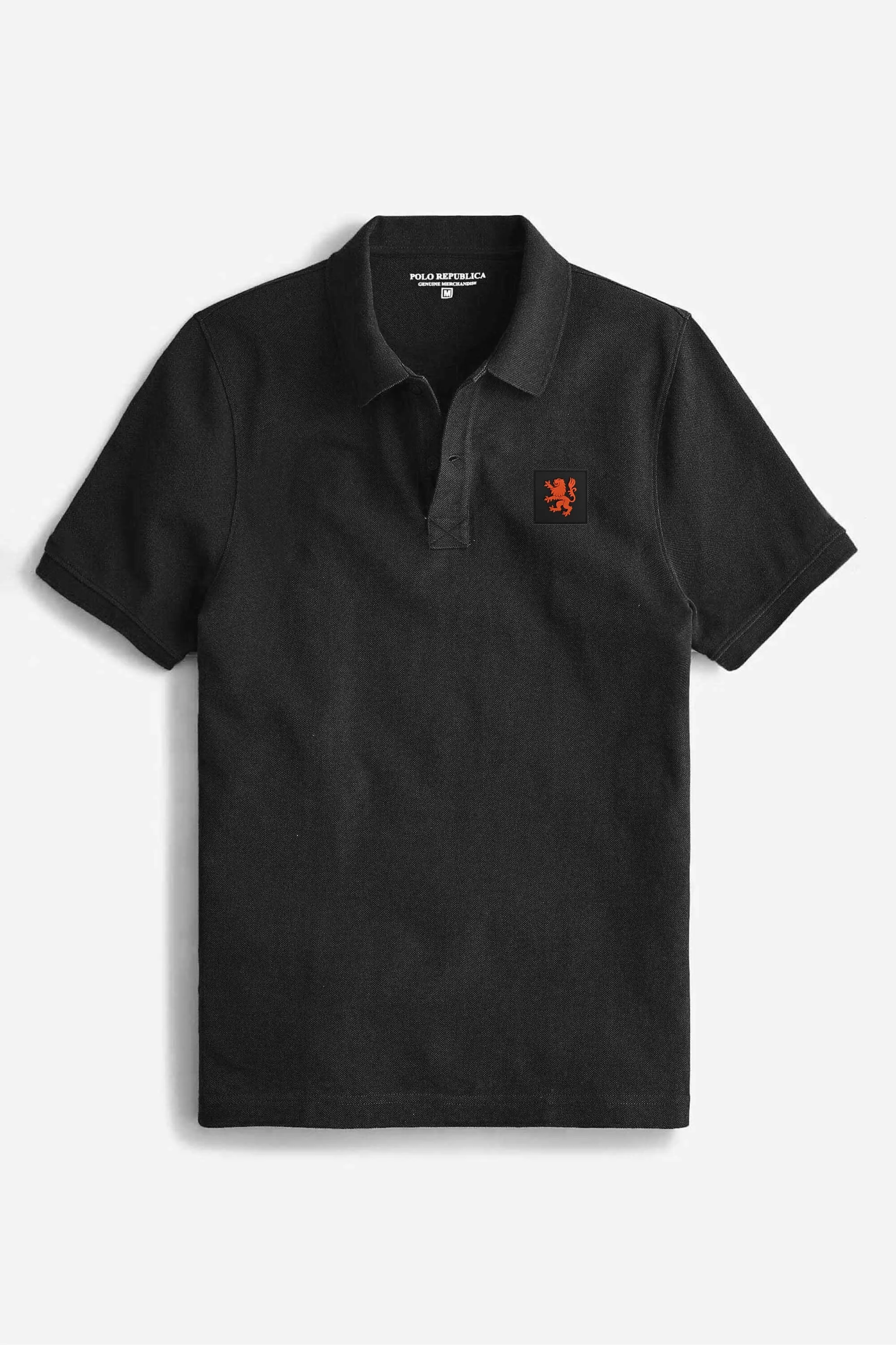 Polo Republica Men's LEO Rubber Badge Polo Shirt