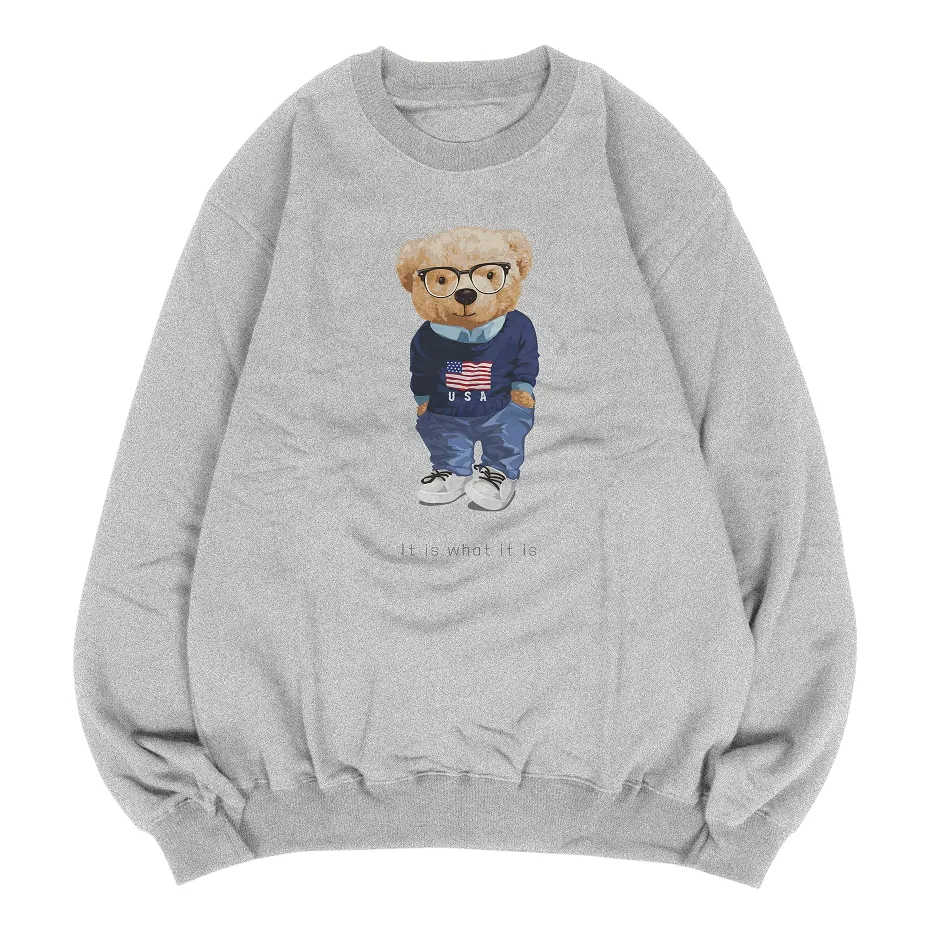 Pologize™ Smart Teddy Long Sleeve Sweatshirt