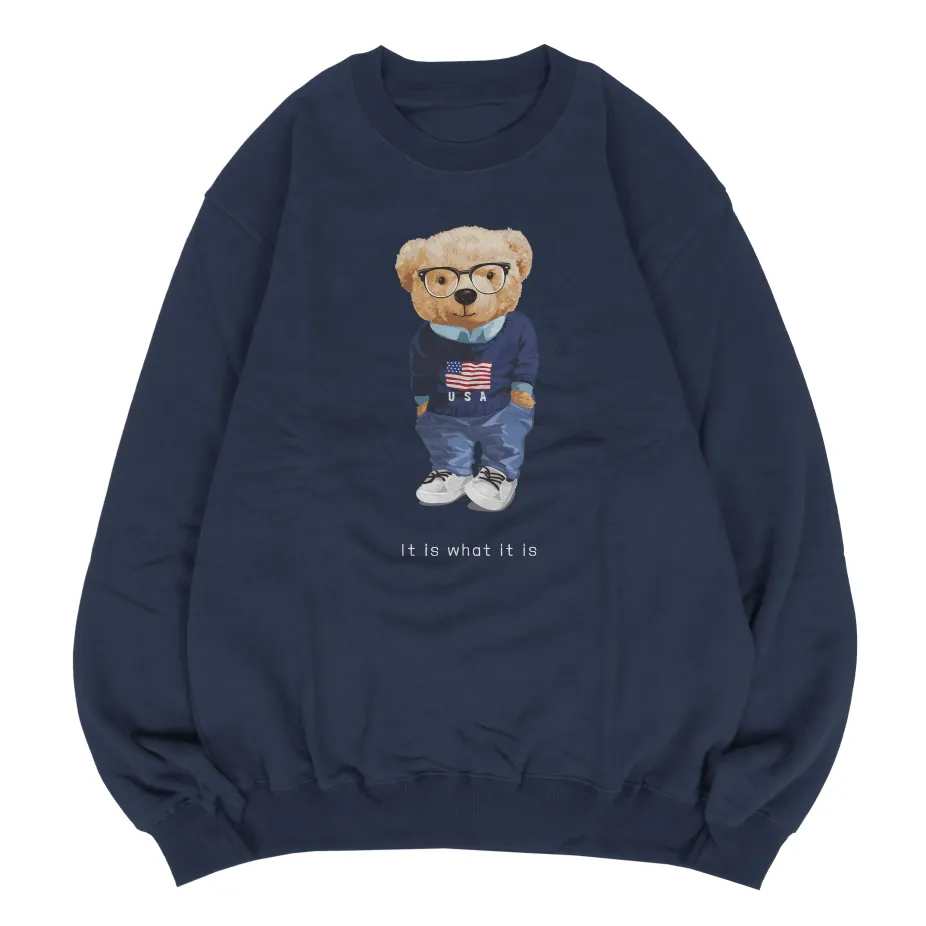 Pologize™ Smart Teddy Long Sleeve Sweatshirt