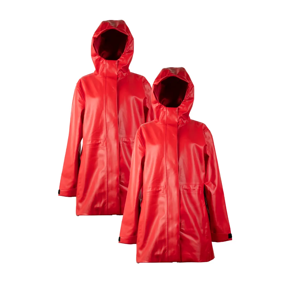 Rain Jacket, Waterproof, Satin-Lined Hood, Bundle (2)