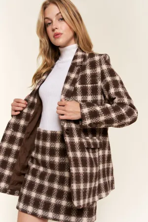 Sabrey Plaid Blazer