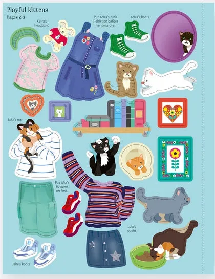 Sticker Dolly Dressing Pets