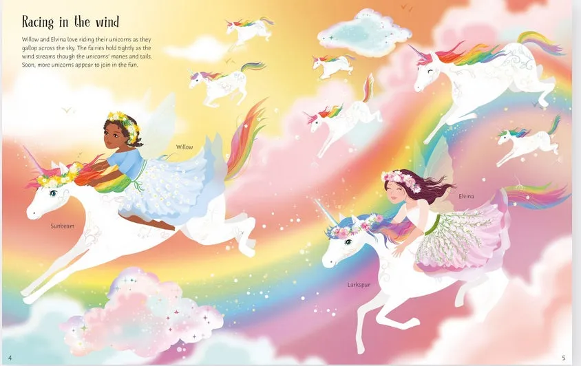 Sticker Dolly Dressing Rainbow Unicorns