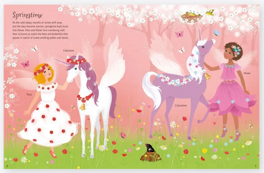 Sticker Dolly Dressing Unicorns