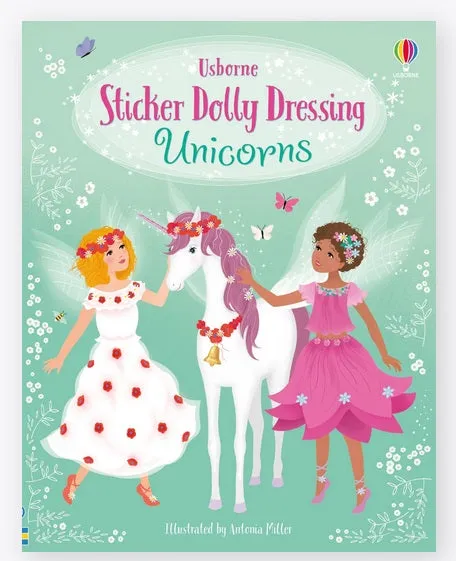 Sticker Dolly Dressing Unicorns