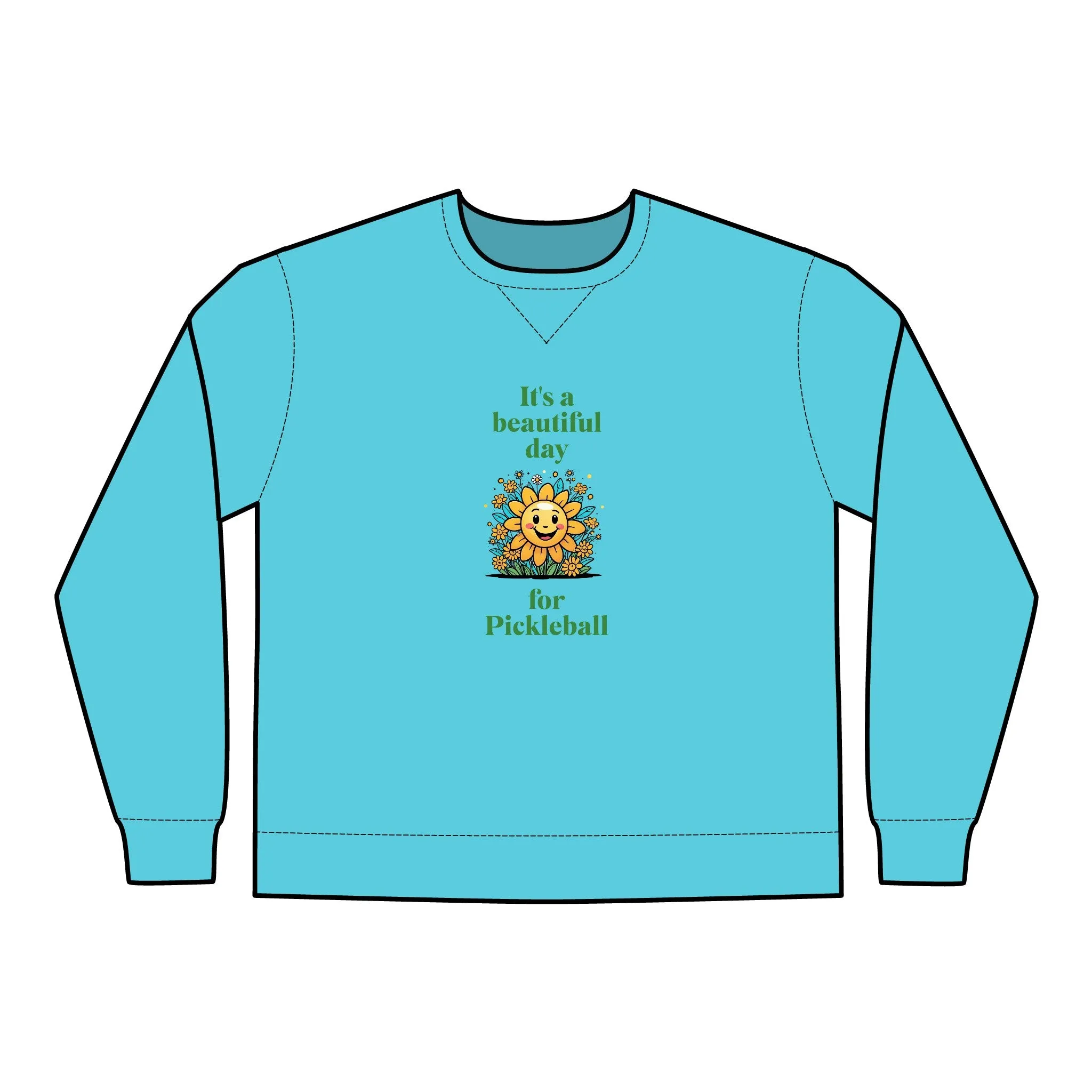 Sunflower Pickleball Sweatshirt