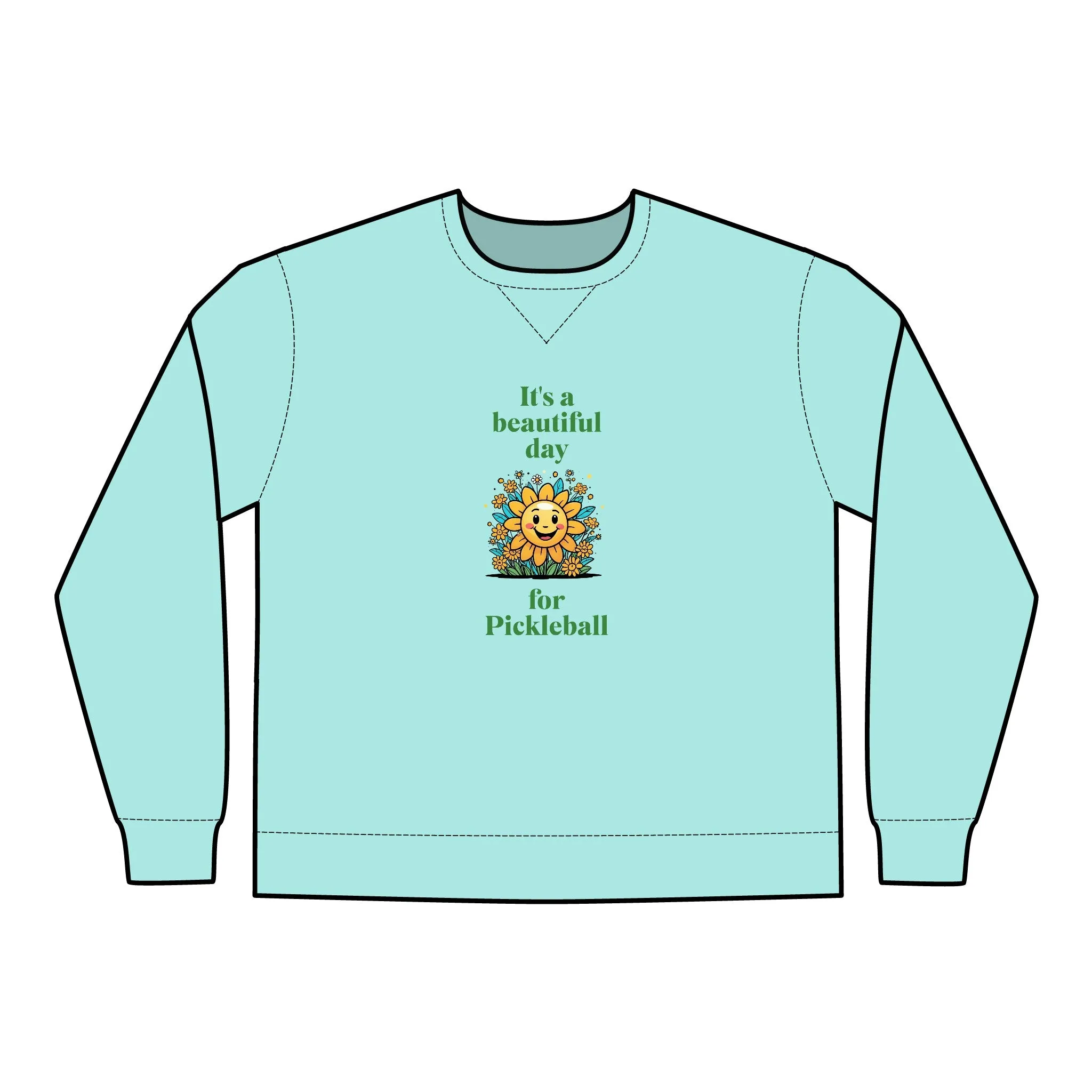 Sunflower Pickleball Sweatshirt