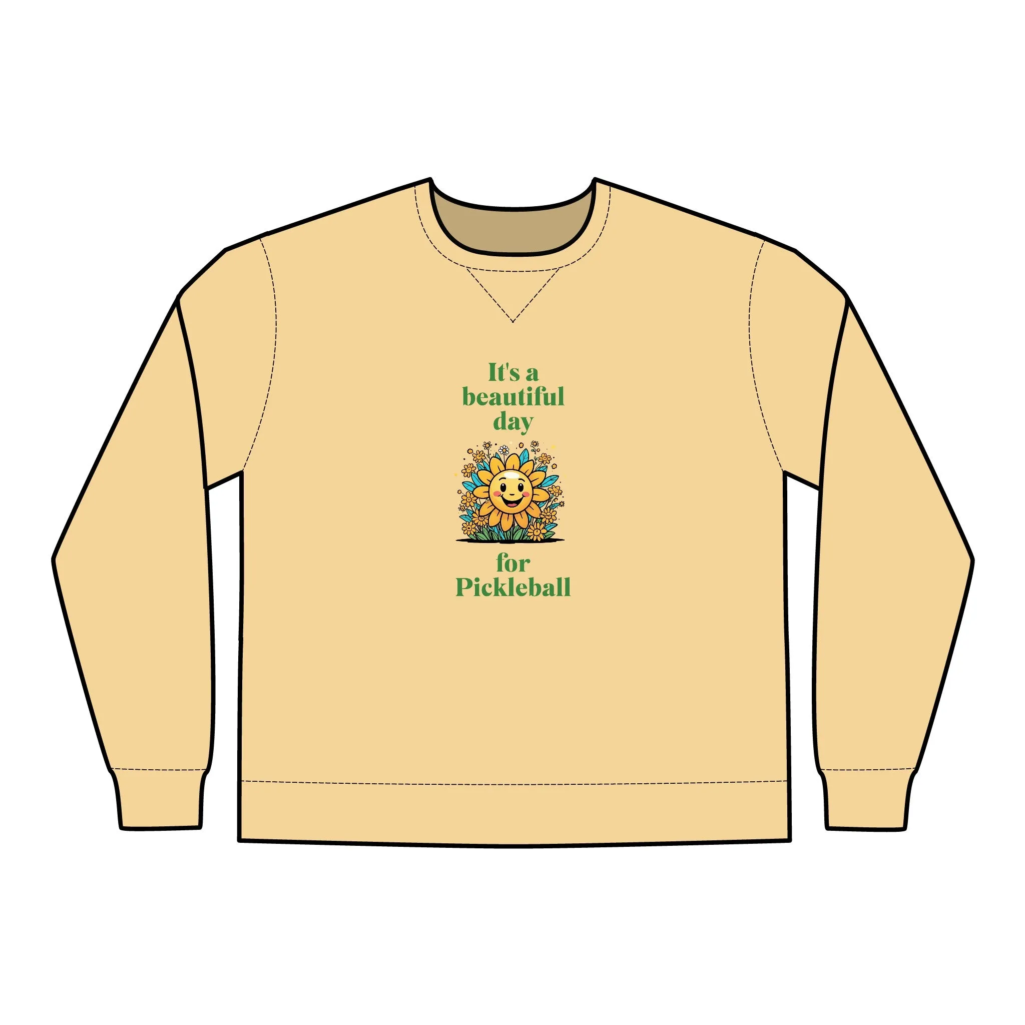 Sunflower Pickleball Sweatshirt