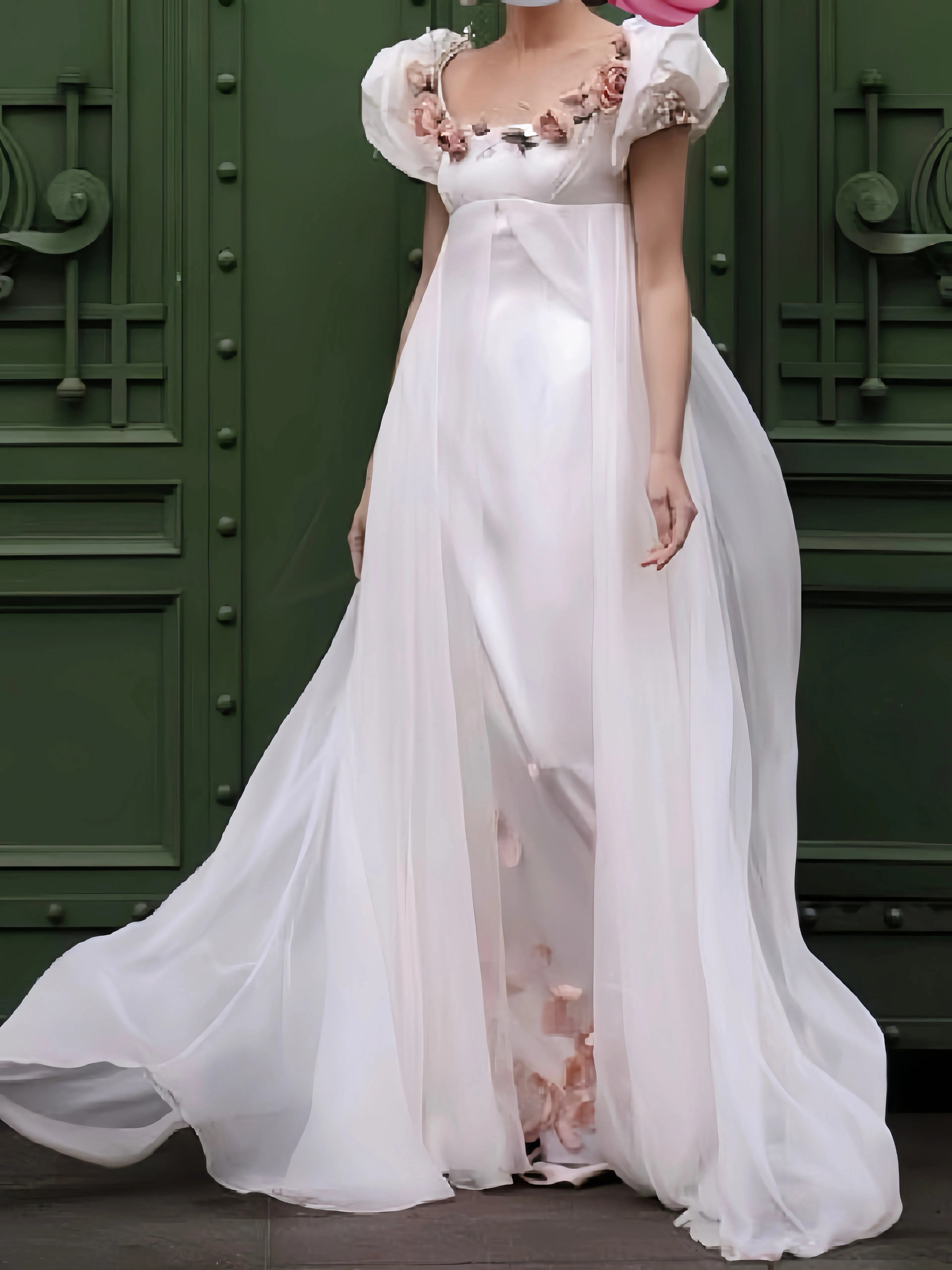 [Tailor Made Size] Lily Frost fall empire dress gown