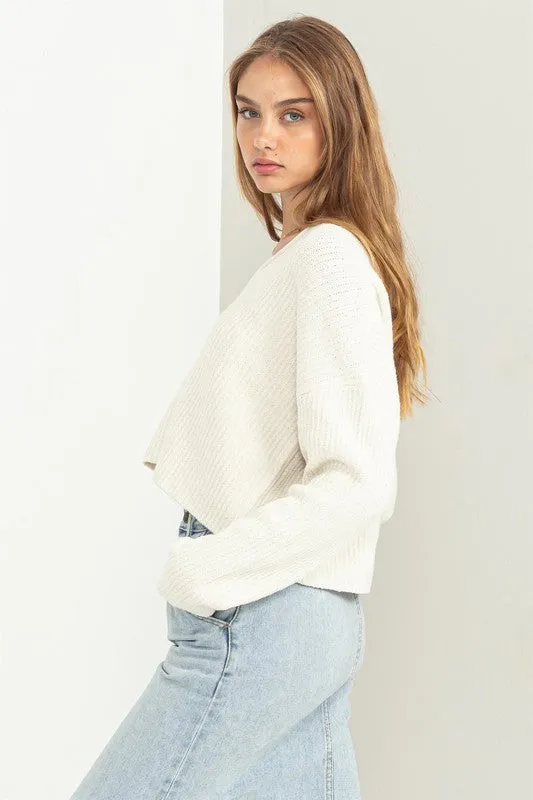 Talk To Me Sweater - Cream