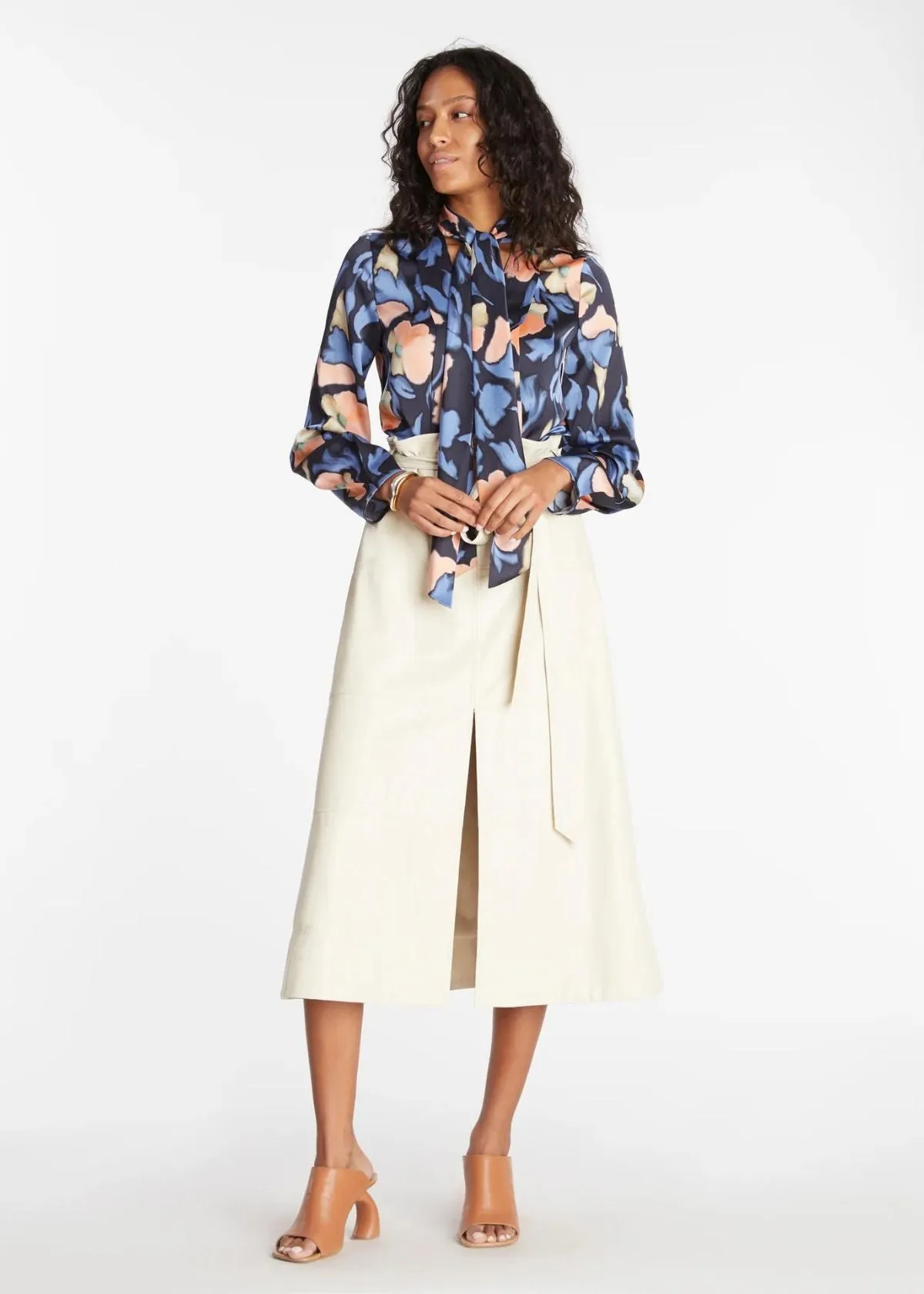 TANYA TAYLOR Hudson Skirt - Cream