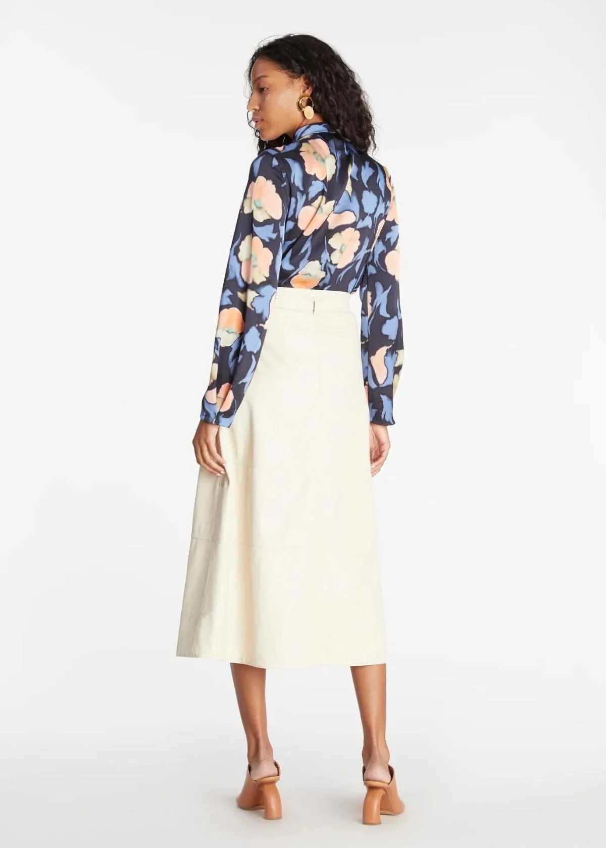 TANYA TAYLOR Hudson Skirt - Cream