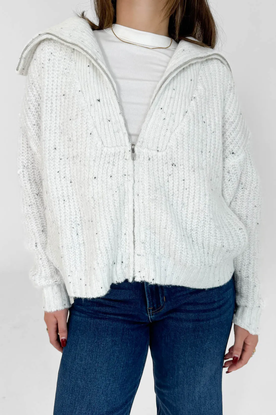 Taylor Zip Up Sweater