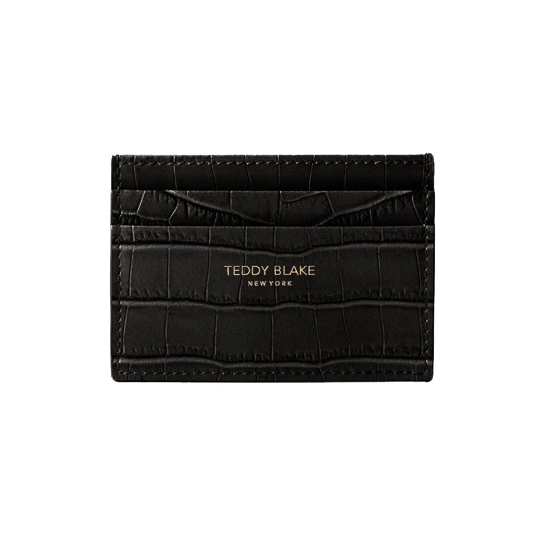 TB Cardholder Croco - Black