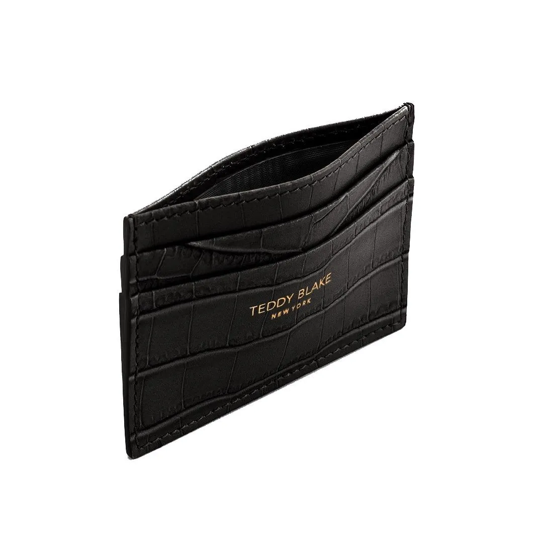 TB Cardholder Croco - Black