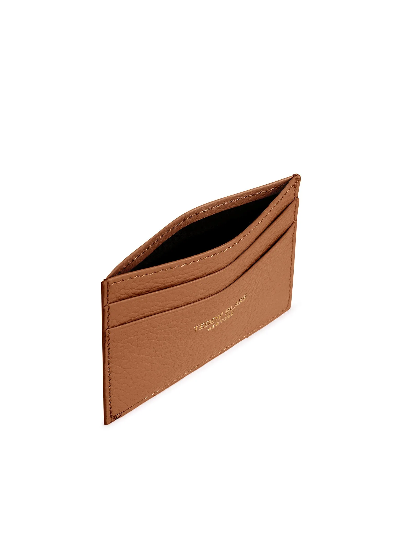 TB Cardholder Stampato - Camel Brown