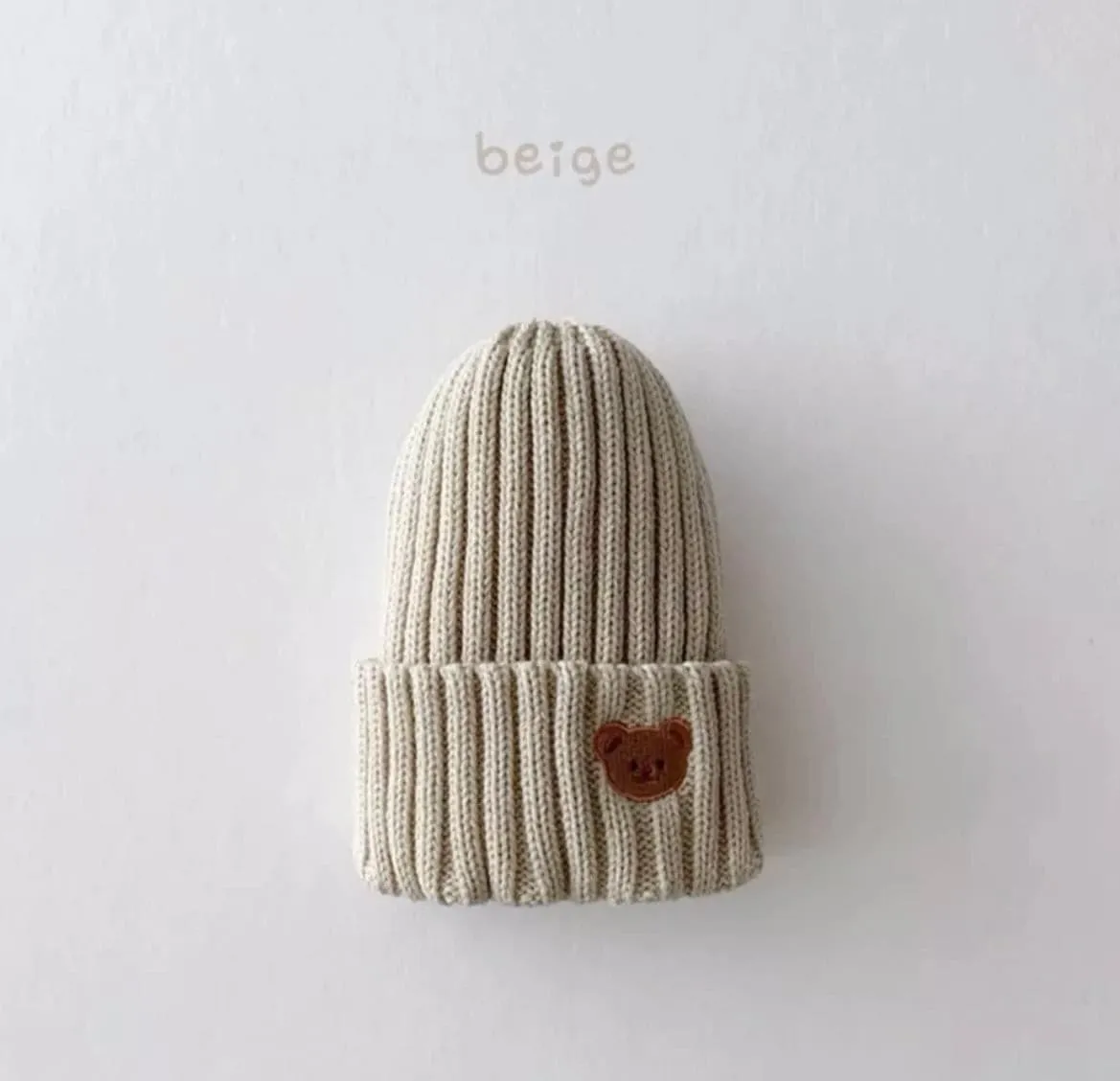 Teddy Bear Baby Beanie