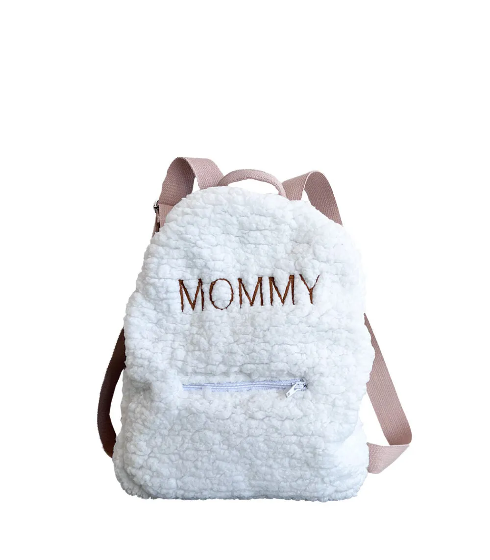 Teddy Embroidered Personalised Backpack