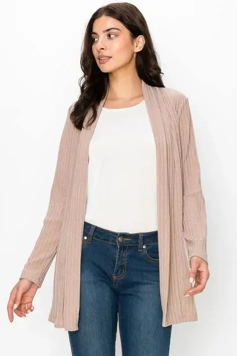 Teddy Ribbed Belted Cardigan