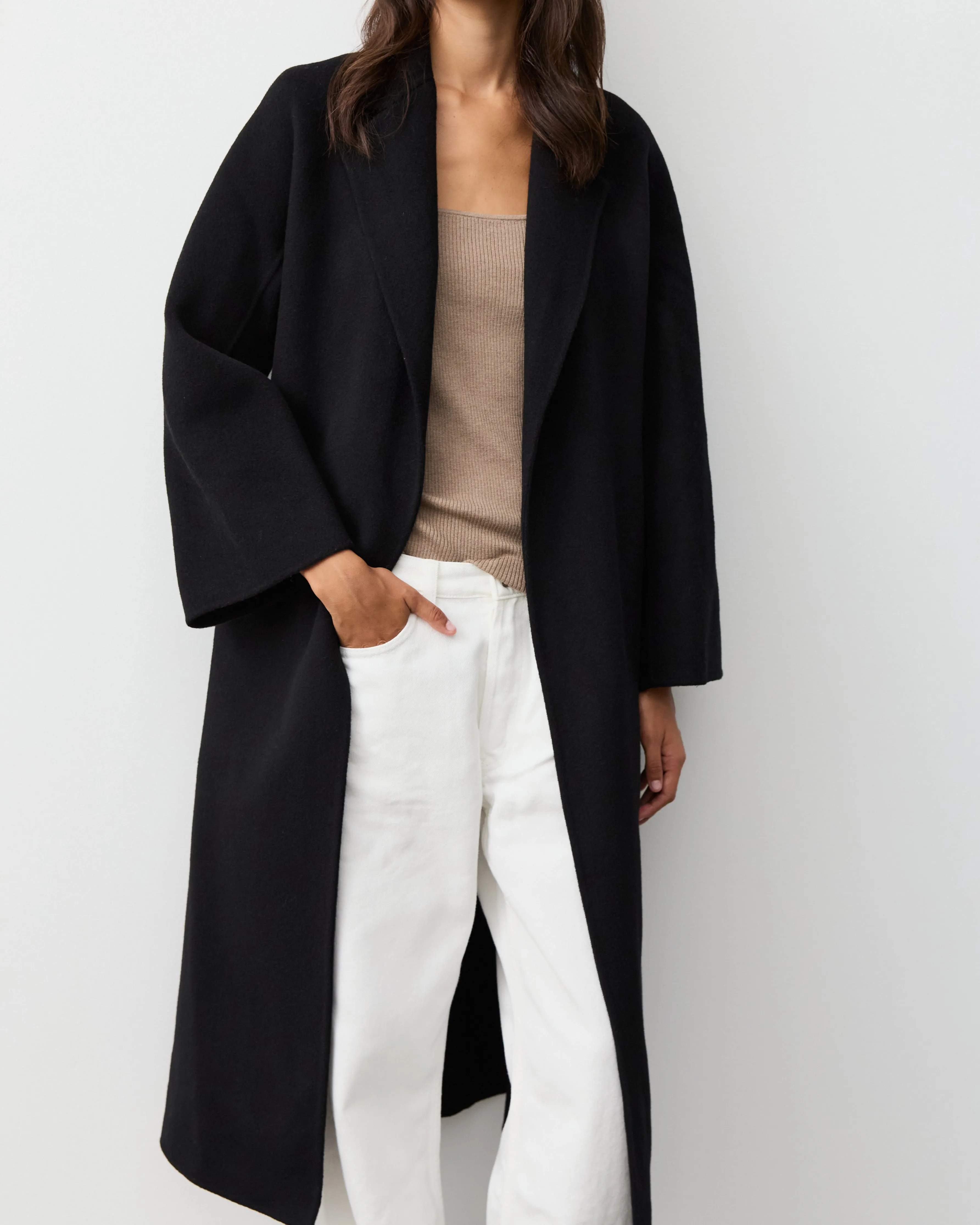 THE CURATED CLASSIC COAT - BLACK