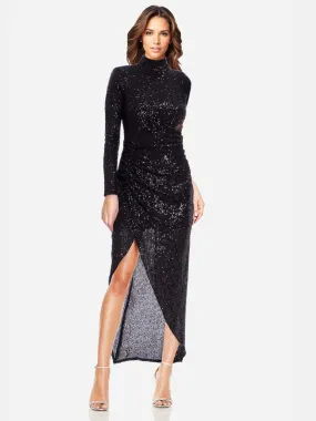 The Nako | Sequin Midi Cocktail Dress