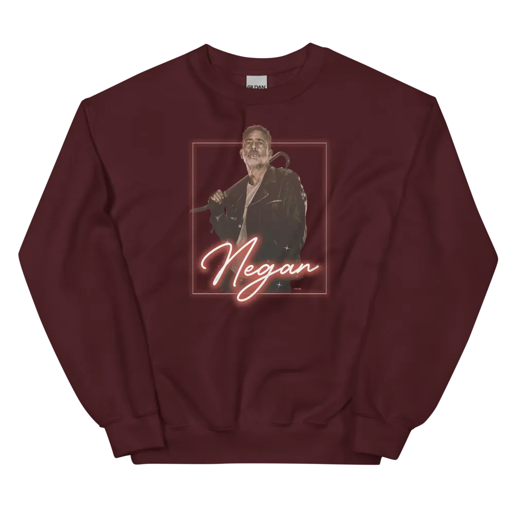 The Walking Dead Vintage Negan Fleece Crewneck Sweatshirt