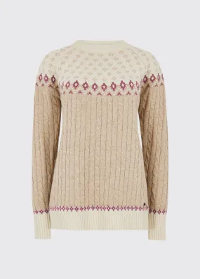 Thornfield Women’s Fair Isle knit - Oat