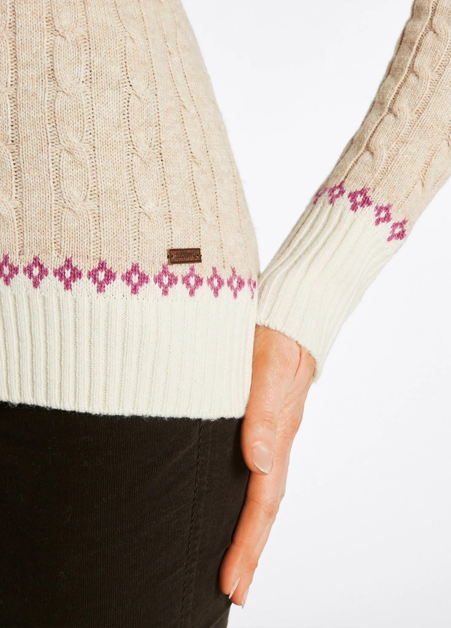 Thornfield Women’s Fair Isle knit - Oat