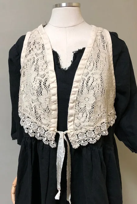 Tiny Vest Cotton Lace