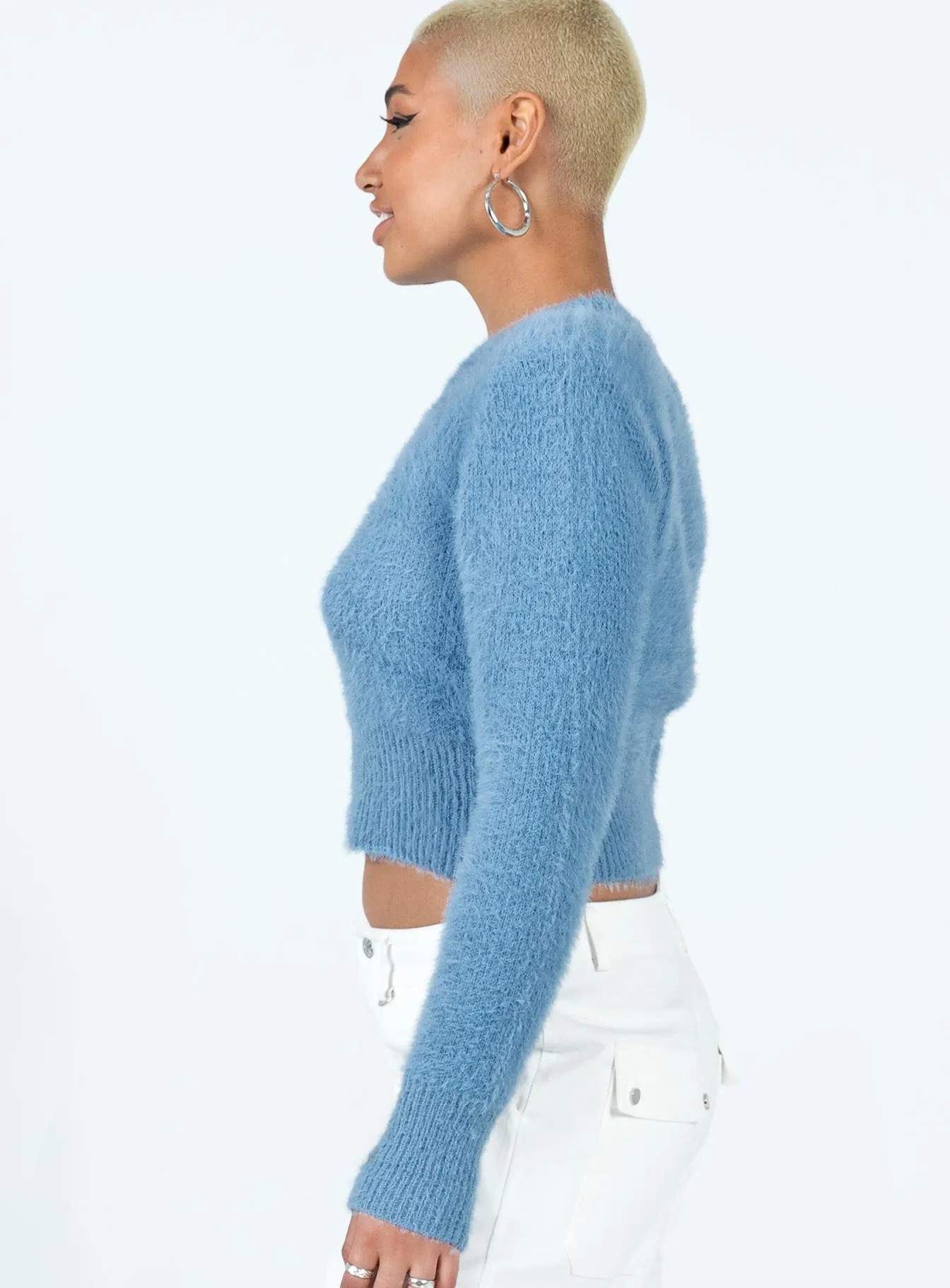 Trey Sweater Celestial Blue