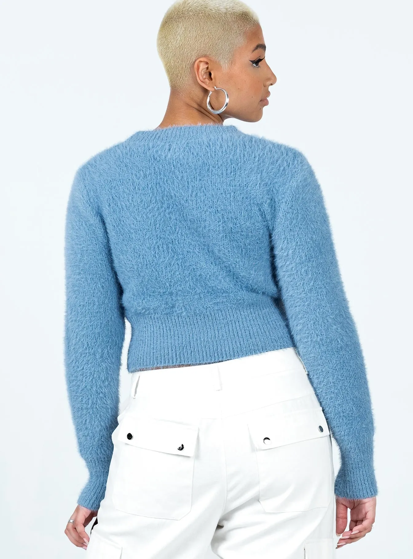 Trey Sweater Celestial Blue