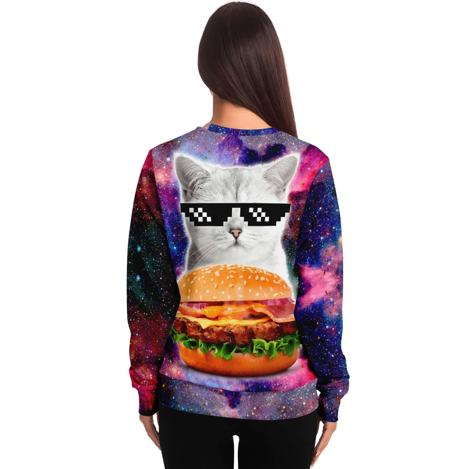 Trippy Space Kitty Sweater