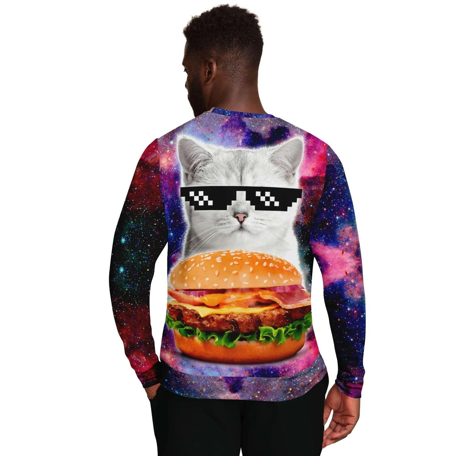 Trippy Space Kitty Sweater