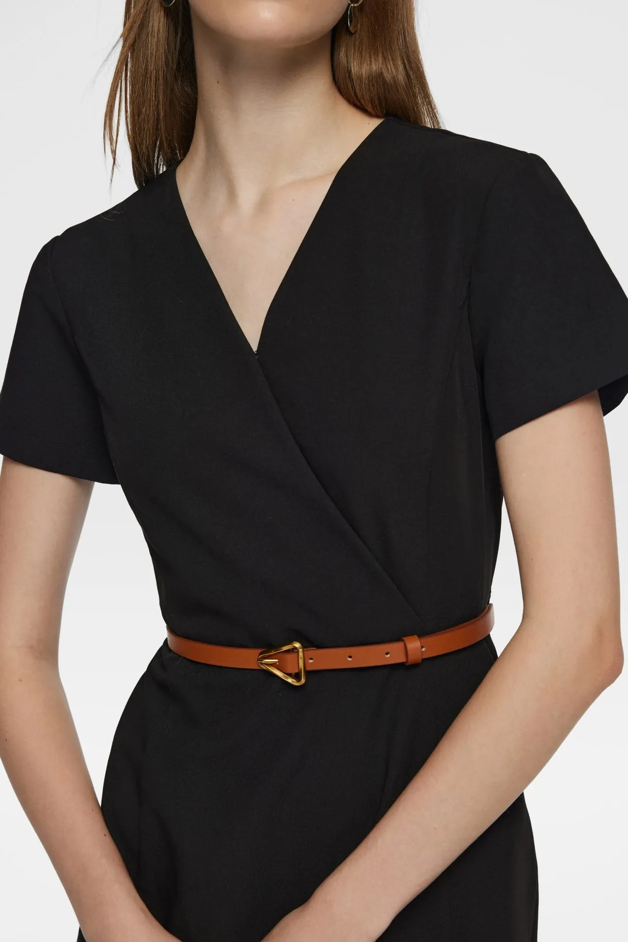 Veronica UV Protection Soft Touch Stretchable Twill Dress with Belt