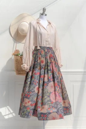 Vivienne Floral Midi Skirt