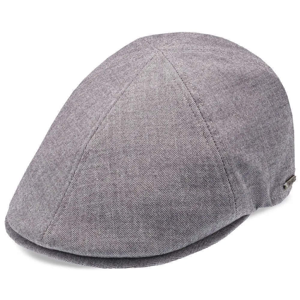 Walrus Hats Luxe Checkmate Duckbill Polyester Flat Cap