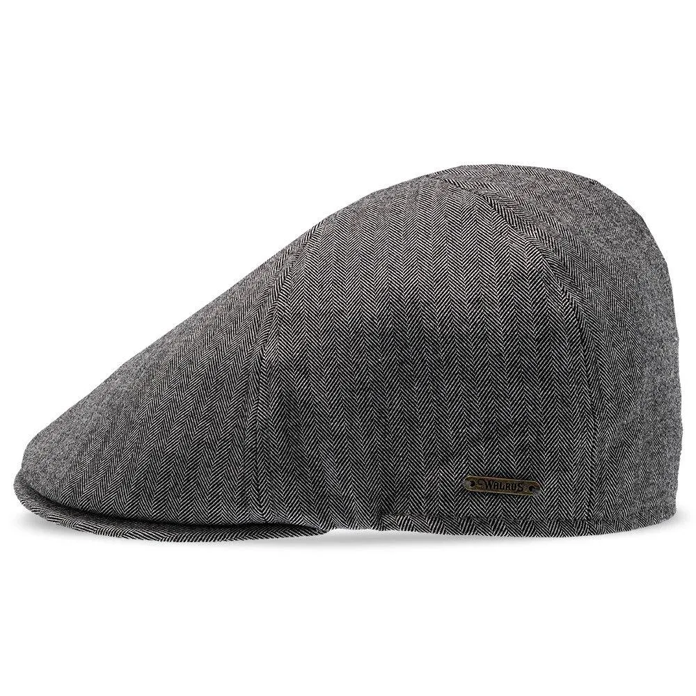 Walrus Hats Luxe Checkmate Duckbill Polyester Flat Cap