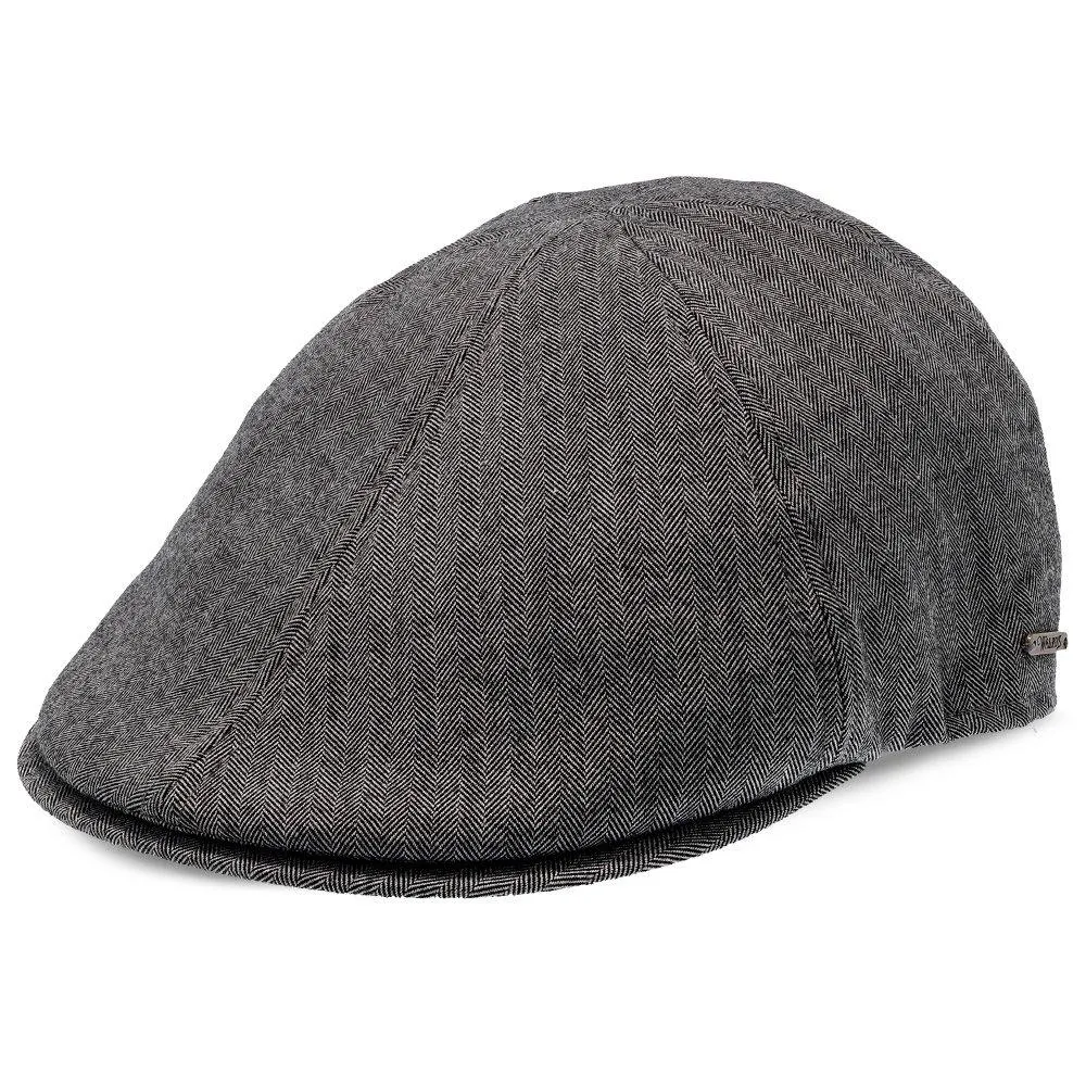 Walrus Hats Luxe Checkmate Duckbill Polyester Flat Cap