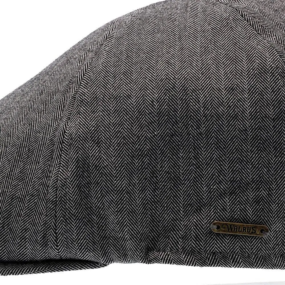 Walrus Hats Luxe Checkmate Duckbill Polyester Flat Cap